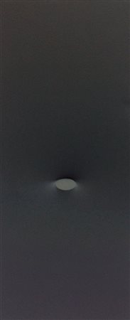 Turi SIMETI (Alcamo 1929-01-01 ) Un ovale nero 1979 acrilico su tela...