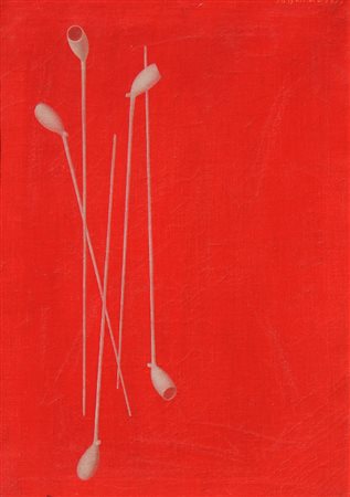 Antonio BUENO (Berlino 1918-07-21 Firenze 1984-09-26) Pipe 1955 olio su tela...
