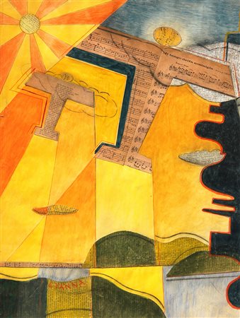 Giulio D'ANNA (Villarosa 1908 Messina 1978 ) Aerei Caproni in volo 1933...