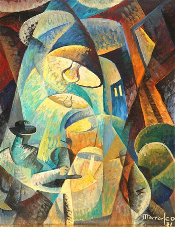 Antonio MARASCO (Nicastro, 1896 Firenze, 1975 ) Danze di luci 1931 tecnica...