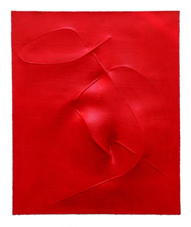 Agostino BONALUMI (Vimercate (MI) 1935-07-10 Desio, 2013 ) Rosso anni 90...