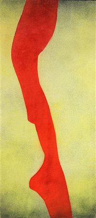 Giuseppe SANTOMASO (Venezia 1907-09-26 Venezia 1990-05-24) Forma Rossa 1971...