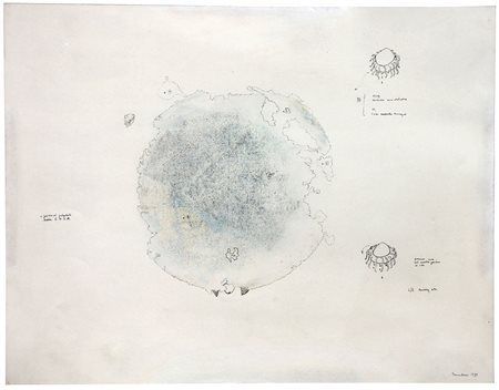 Gianfranco BARUCHELLO (Livorno 1924-08-29 ) Senza titolo 1971 tecnica mista...