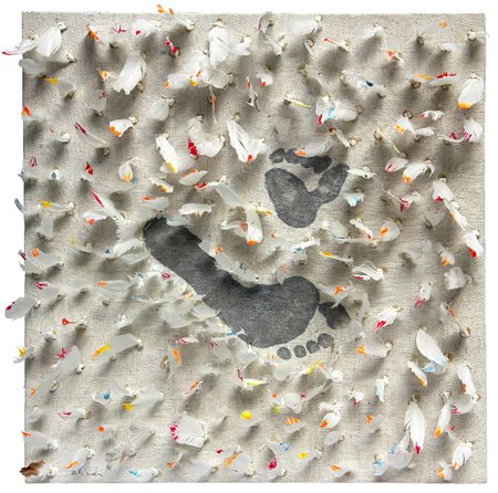 Luca ALINARI (Firenze 1943-10-27 ) Quattro passi tra le nuvole 2006 tecnica...