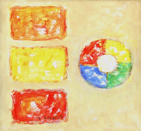 Antonio PASCIUTI (Lacedonia 1938-01-16 ) Luglio 2017 olio su tela cm. 30 x...