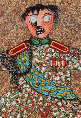 Enrico BAJ (Milano 1924-11-01 Vergiate 2003-06-16) The military strategist -...