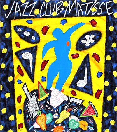 Bruno DONZELLI (Napoli 1941-04-12 ) Jazz Club Matisse 1999 tecnica mista su...