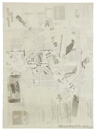 Robert RAUSCHENBERG (Port Arthur, 1925 Captiva Island, 2008 ) Senza titolo...