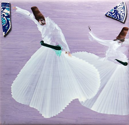 Aldo MONDINO (Torino 1938-10-04 Torino 2005-03-10) Turcata 2003 olio e...