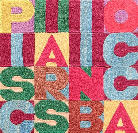 Alighiero BOETTI (Torino 1940-12-16 Roma 1994-04-24) Pisciarsi in bocca 1979...