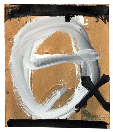 Antoni TAPIES (Barcellona 1923 Barcellona 2012) Senza titolo pittura su...