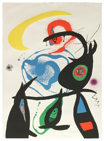 Joan MIRO' (Barcellona 1893-04-20 Palma di Maiorca 1983-12-25) Oda a Joan...