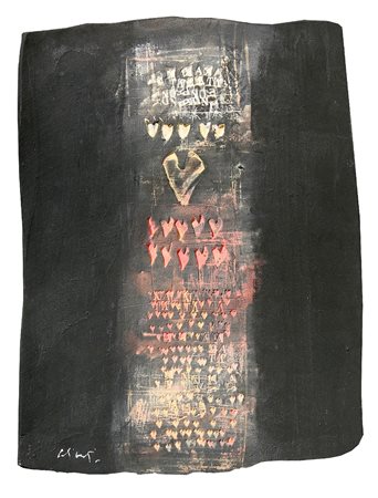 Giorgio CELIBERTI (Udine 1929-11-19 ) Brano omerico 1993 terracotta policroma...