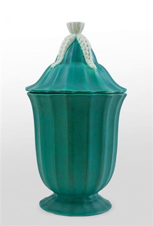 RICHARD GINORIUn grande vaso in ceramica con coperchio, , modello "5756",...