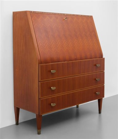 PAOLO BUFFA Un secrétaire, ESECUZIONE MARELLI & COLICO, Cantù, 1957. Legno...