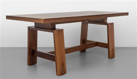 SILVIO COPPOLA Un tavolo "611" per BERNINI, 1966. Legno impiallacciato in...