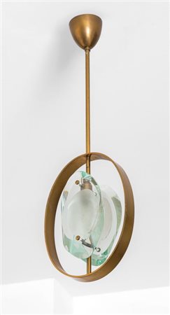 MAX INGRAND Una lampada a sospensione "1933" per FONTANA ARTE, circa 1960....