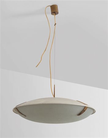 STILNOVO Una lampada a sospensione "1140", anni'60. Alluminio laccato,...