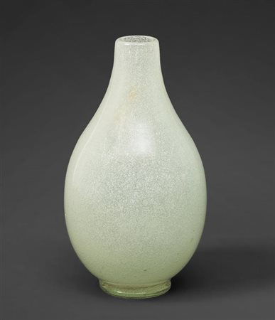 FLAVIO POLI, SEGUSO VETRI D'ARTEUn vaso in vetro a bollicine, 1942. Altezza...