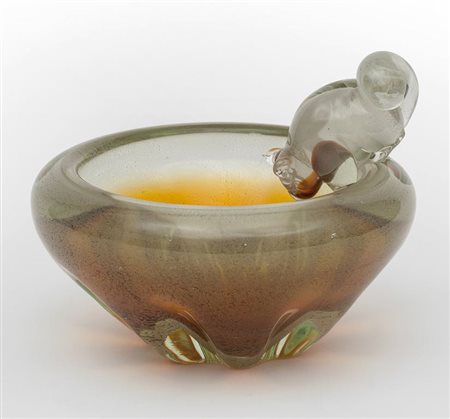 ALFREDO BARBINI, V.A.M.S.A.Una coppa con scoiattolo, circa 1938. Altezza cm...