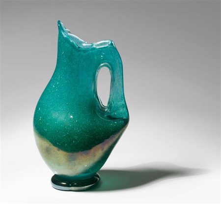 ERCOLE BAROVIER, BAROVIER & TOSOUn vaso forato di vetro Eugeneo, 1951....