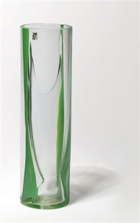 TONI ZUCHERI, VENINI Un vaso "Membrane", circa 1965-1970. Etichetta della...