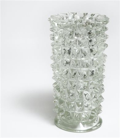 BAROVIER & TOSO un vaso in vetro "Rostrato", anni "40. Altezza cm 22.