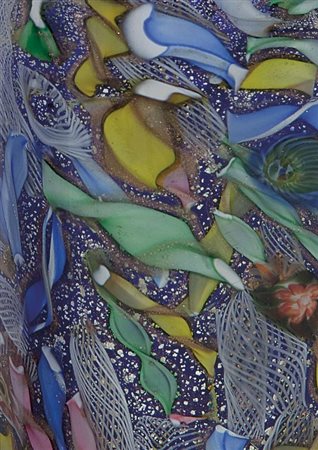 A.V.E.M. Un vaso "Bizantino", anni '50.Altezza cm 19,5.