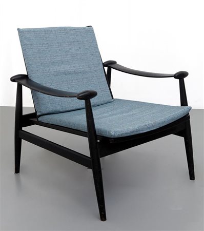 FINN JUHL Una poltrona per FRANCE & SON, 1954. Legno tinto all"anilina,...