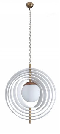 VERNER PANTON Una lampada a sospensione "Moon Lamp" per LOUIS POULSEN, 1960....