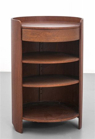 LUIGI CACCIA DOMINIONI Un tavolino "Casaccia" per AZUCENA, 1962. Legno...