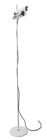 VICO MAGISTRETTI Una lampada alogena da terra "Dim" per O-LUCE, 1975. Marmo,...