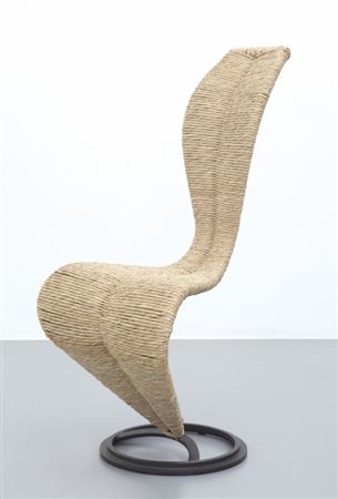 TOM DIXON Una sedia "S Chair" per CAPPELLINI INTERNATIONAL, 1992. Tondino di...