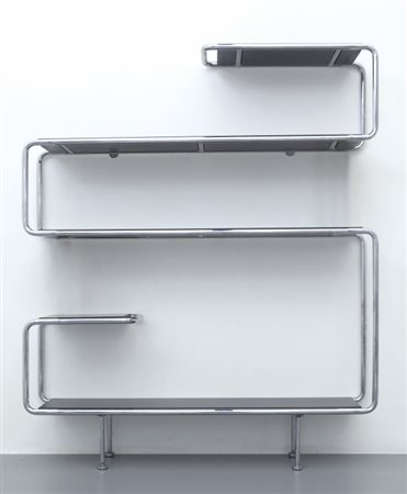 MASSIMO IOSA GHINIUna libreria "Dna" PER BONALDO, Padova, 2000. Acciaio...