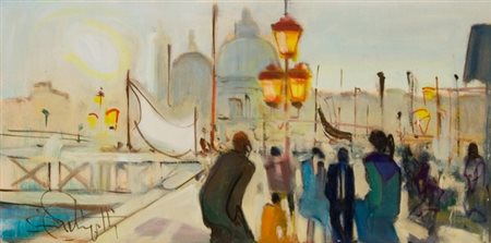 Dino Pelagatti, Senza titolo, Tecnica mista su tavola, cm. 20x40 Firma in...