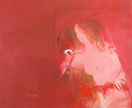 Sergio Altieri, Senza titolo, Olio su tavola, cm. 100x120 Firma in basso a...