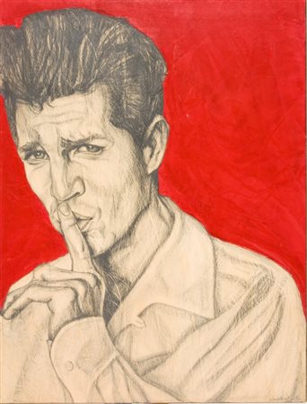 Luca Zampetti, Ma ormai non potevano più tacere, 2002 Grafite ed encausto su...