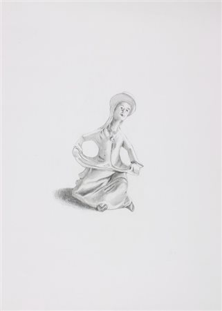 Lorenzo Scotto di Luzio, Senza titolo, 2001 Matita su carta, cm. 100x70