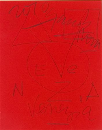 Horacio Garcia Rossi, Senza titolo, 2010 Matita grassa su cartoncino, cm....