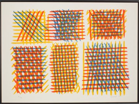 Piero Dorazio, Senza titolo, 1964 Litografia su carta, es. 6/50, cm. 56x76...