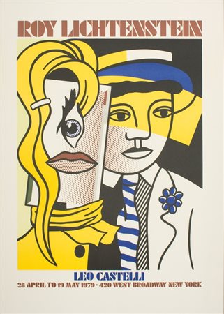 Roy Lichtenstein, Senza titolo, Manifesto, cm. 91x65 Manifesto in serigrafia...