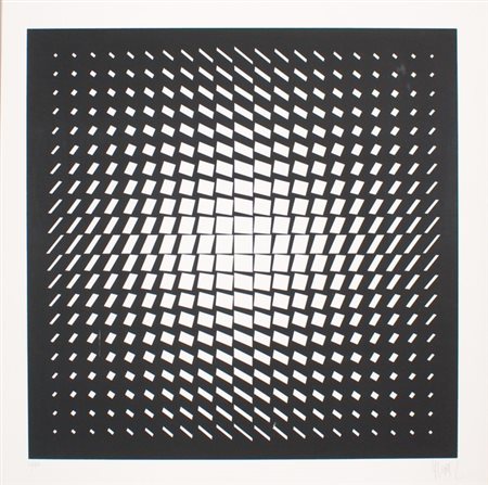 Jean Pierre Yvaral, Senza titolo, Serigrafia, es.26/150, cm. 60x60 Firma in...