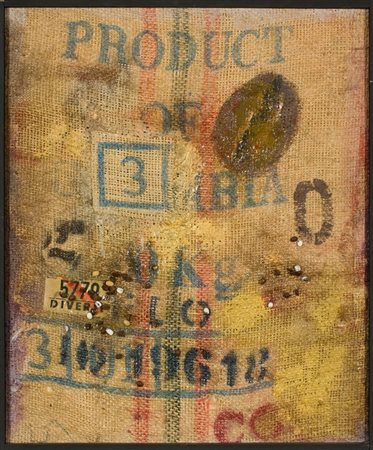 Giuseppe Biasio, Product, 2015 Tecnica mista su tavola, cm. 70x58 Firma sul...