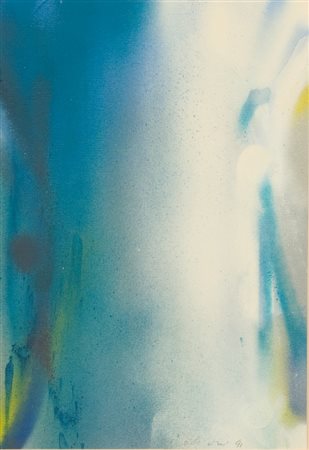 Claudio Olivieri, Senza titolo, 1991 Tecnica mista su carta, cm. 35x25 Firma...