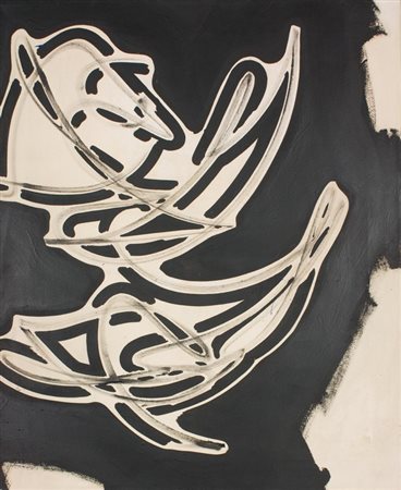 Giovanni Asdrubali, Senza titolo, 1993 Olio su tela, cm. 97x80 Firma sul retro.