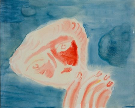 Virgilio Guidi, Senza titolo, 1974 Olio su tela, cm. 40x50 Firma in basso a...