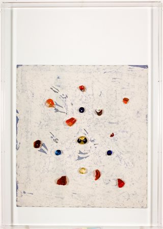 Luciano Chinese, Sognare di nuovo, 2002 Vetri di Murano su tela preparata a...