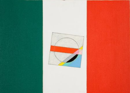 Eugenio Carmi, Unità d'Italia, 10000 anni di storia dell'arte, 2011 Acrilico...