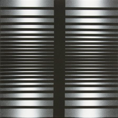 Ennio Finzi, Luce-vibrazione, 1971-2013 Acrilico su tela, cm. 40x40 Firma sul...