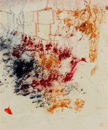 Loco, Balloon 05, 2006 Colori acrilici fatti scoppiare con palloncini, su...